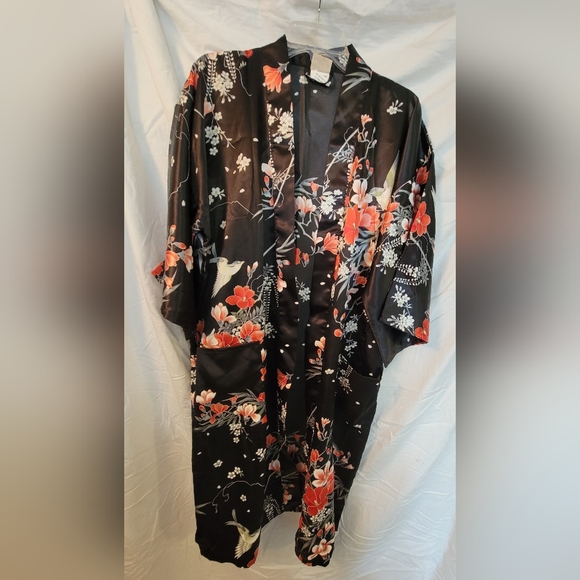 Floral Kimono Robe - Picture 1 of 4
